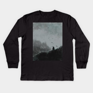 Odin- All father Kids Long Sleeve T-Shirt